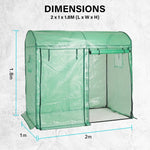 Garden Greenhouse Shed PE Cover Only 200cm Dome - Home & Garden > Green Houses