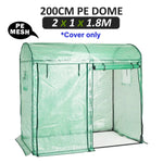 Garden Greenhouse Shed PE Cover Only 200cm Dome - Home & Garden > Green Houses