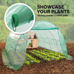 Garden Greenhouse Shed PE Cover Only 400cm Dome Tunnel - Home & Garden > Green Houses