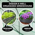 Garden Greenhouse Walk-In Shed 3.5x2x2M PE Apex - Home & Garden > Green Houses