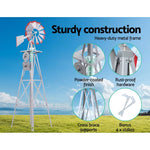 Garden Windmill 4FT 146cm Metal Ornaments Outdoor Decor Ornamental Wind Will - Home & Garden > Decor