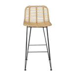 Gardeon 2 Piece Outdoor Bar Stools Wicker Dining Rattan Chair - Furniture > Outdoor > Outdoor Chairs