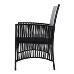 Gardeon 2PC Outdoor Dining Chairs Patio Furniture Wicker Lounge Chair Garden - Furniture > Outdoor