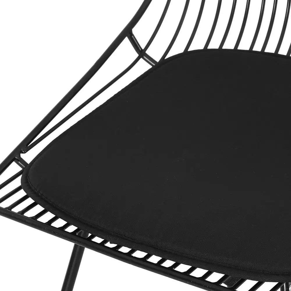 Gardeon 2PC Outdoor Dining Chairs Steel Lounge Chair Patio Garden Furniture - Furniture > Outdoor