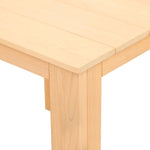 Gardeon 3PC Adirondack Outdoor Table and Chairs? Wooden Sun Lounge Beach Patio Natural - Furniture > Outdoor