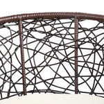 Gardeon 3PC Bistro Set Outdoor Furniture Rattan Table Chairs Patio Garden Cushion Brown - Furniture > Outdoor