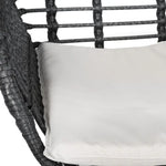 Gardeon 3PC Outdoor Furniture Bistro Set Lounge Setting Table Chairs Cushion Patio Grey - Furniture > Outdoor