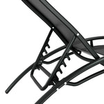 Gardeon 3PC Sun Lounge Outdoor Lounger Steel Table Chairs Patio Furniture Garden - Furniture > Outdoor