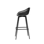 Gardeon 4-Piece Outdoor Bar Stools Plastic Metal Dining Chair Balcony - Furniture > Outdoor