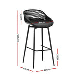 Gardeon 4-Piece Outdoor Bar Stools Plastic Metal Dining Chair Balcony - Furniture > Outdoor