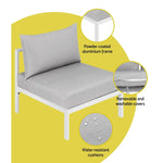 Gardeon 4 Seater Outdoor Sofa Set Aluminium Lounge Setting - Furniture > Outdoor > Outdoor Sofas & Lounge Sets