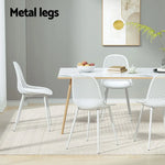 Gardeon 4PC Outdoor Dining Chairs PP Lounge Chair Patio Garden Furniture White - Furniture > Outdoor > Outdoor Chairs