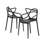 Gardeon 4PC Outdoor Dining Chairs PP Portable Stackable Chair Patio Furniture - Furniture > Outdoor