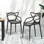 Gardeon 4PC Outdoor Dining Chairs PP Portable Stackable Chair Patio Furniture - Furniture > Outdoor