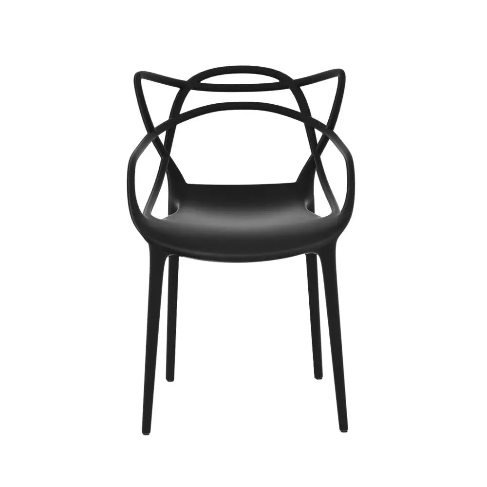 Gardeon 4PC Outdoor Dining Chairs PP Portable Stackable Chair Patio Furniture - Furniture > Outdoor