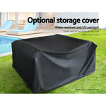 Gardeon 7-Piece Outdoor Sofa Set Wicker Couch Lounge Setting Seat Cover - Furniture > Outdoor
