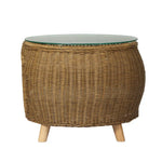 Gardeon Coffee Side Table Wicker Aluminium Desk Pet Bed Storage Outdoor Furniture - Furniture > Outdoor