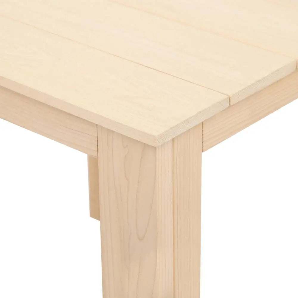 Gardeon Coffee Side Table Wooden Desk Outdoor Furniture Camping Garden Natural - Furniture > Outdoor