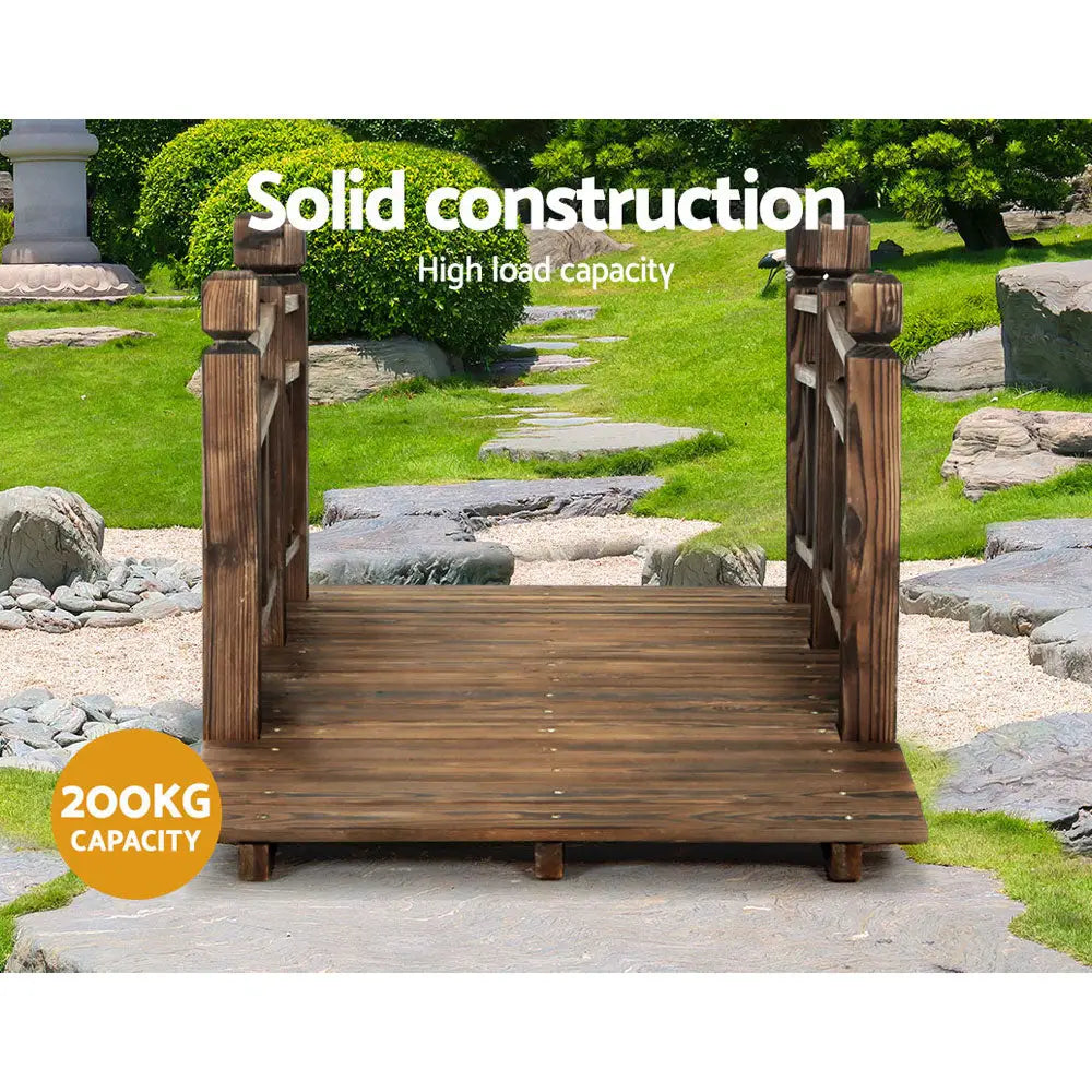 Gardeon Garden Decor Outdoor Ornament Wooden Bridge 150cm - Furniture > Outdoor