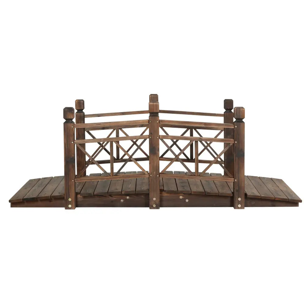 Gardeon Garden Decor Outdoor Ornament Wooden Bridge 150cm - Furniture > Outdoor
