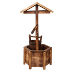 Gardeon Garden Decor Outdoor Ornament Wooden Wishing Well - Home & Garden > DIY