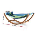 Gardeon Hammock Bed Outdoor Camping Kids Timber Hammock Rocking - Home & Garden > Hammocks