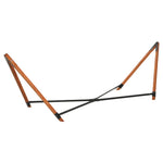Gardeon Hammock Bed Outdoor Camping Timber Hammock with Stand Grey - Furniture > Outdoor