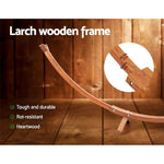 Gardeon Hammock Bed Outdoor Camping Timber Hammock Wooden Stand - Home & Garden > Hammocks