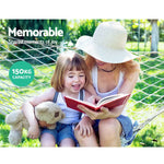 Gardeon Hammock Bed Outdoor Chair Camping Hammocks Hanging Mesh - Home & Garden > Hammocks