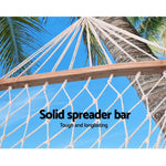 Gardeon Hammock Bed Outdoor Chair Camping Hammocks Hanging Mesh - Home & Garden > Hammocks