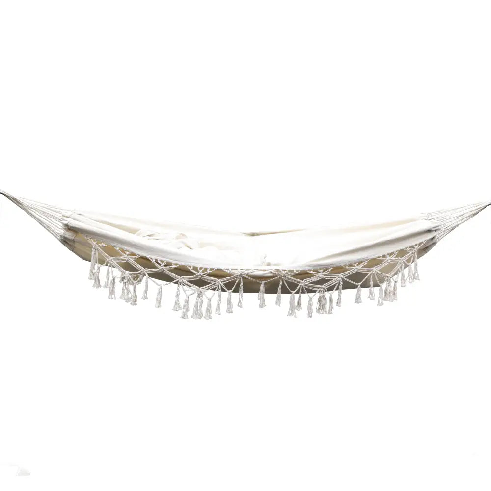 Gardeon Hammock Bed Rope Tassel Outdoor Hammocks Chair Camping - Furniture > Outdoor