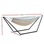 Gardeon Hammock Bed with Stand Outdoor Camping Hammocks Steel Frame - Furniture > Outdoor