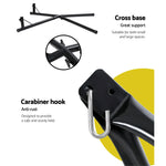 Gardeon Hammock Chair Nest Web Outdoor Swing with Steel Stand 100cm - Furniture > Outdoor