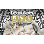 Gardeon Hammock Chair Outdoor Hanging Macrame Cotton Indoor Grey - Home & Garden > Hammocks