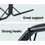 Gardeon Hammock Chair Steel Stand 2 Person Double Outdoor Heavy Duty 200KG - Furniture > Outdoor