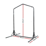 Gardeon Hammock Chair Steel Stand 2 Person Double Outdoor Heavy Duty 200KG - Furniture > Outdoor