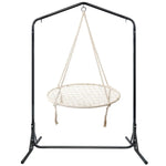 Gardeon Hammock Chair with Stand Nest Web Outdoor Swing 100cm - Furniture > Outdoor