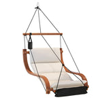 Gardeon Hammock Chair Wooden Hanging Indoor Outdoor Lounge Patio - Home & Garden > Hammocks