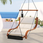 Gardeon Hammock Chair Wooden Hanging Indoor Outdoor Lounge Patio - Home & Garden > Hammocks