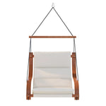Gardeon Hammock Chair Wooden Hanging Indoor Outdoor Lounge Patio - Home & Garden > Hammocks