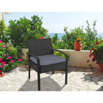 Gardeon Outdoor Dining Chairs Patio Furniture Rattan Lounge Chair Cushion Felix - Furniture > Outdoor