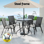 Gardeon Outdoor Dining Set Table and Chairs Patio Garden Furniture Bistro Set - Furniture > Outdoor > Outdoor Dining