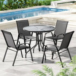 Gardeon Outdoor Dining Set Table and Chairs Patio Garden Furniture Bistro Set - Furniture > Outdoor > Outdoor Dining