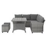 Gardeon Outdoor Dining Set Wicker Table Chairs Setting 8 Seater - Furniture > Outdoor