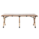 Gardeon Outdoor Furniture Wooden Egg Roll Picnic Table Camping Desk 120CM - Furniture > Outdoor