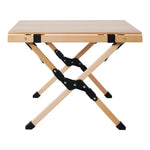 Gardeon Outdoor Furniture Wooden Egg Roll Picnic Table Camping Desk 90CM - Furniture > Outdoor