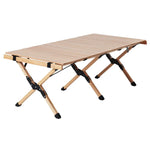 Gardeon Outdoor Furniture Wooden Egg Roll Picnic Table Camping Desk 120CM - Furniture > Outdoor