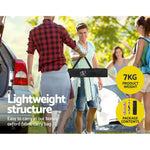Gardeon Outdoor Furniture Wooden Egg Roll Picnic Table Camping Desk 90CM - Furniture > Outdoor