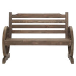 Gardeon Outdoor Garden Bench Wooden 2 Seat Wagon Chair Patio Furniture Teak - Furniture > Outdoor