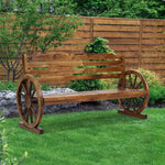 Gardeon Outdoor Garden Bench Wooden 3 Seat Wagon Chair Lounge Patio Furniture - Furniture > Outdoor